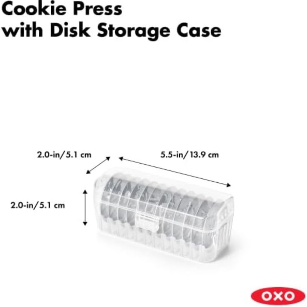 OXO Good Grips 12-Piece Cookie Press Set - Picture 9 of 11